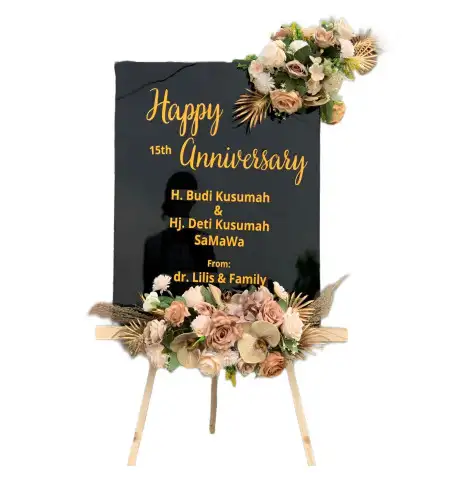 Papan Bunga Akrilik Siding