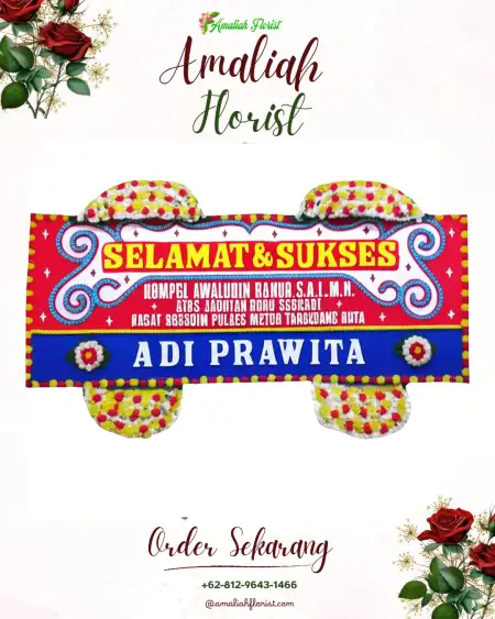 Papan Bunga Ucapan Selamat Siding